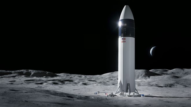 <b>SpaceX赢得NASA 29亿美元大单：制造载人登月着陆器</b>