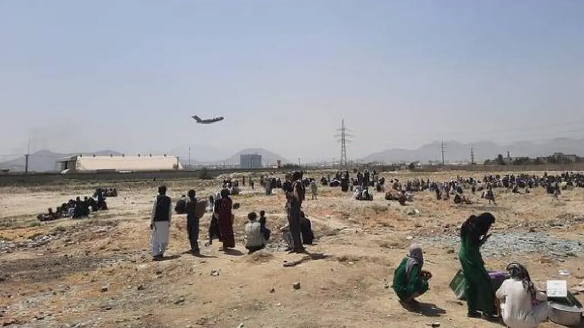 <b>喀布尔机场被曝发生火灾</b>