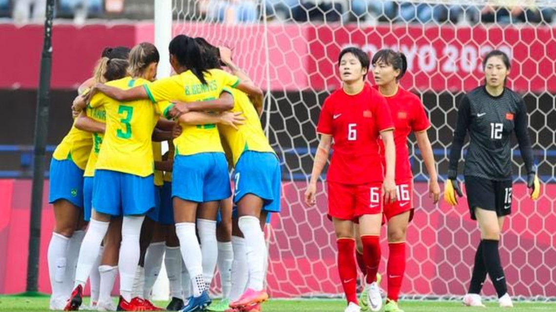 <b>中国女足奥运首秀0比5不敌巴西</b>